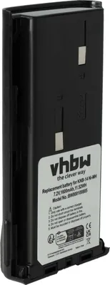Produktbild von vhbw Akku Ersatz für Bidatong BD-15-L für Funkgerät, Walkie Talkie (1600 mAh, 7,2 V, NiMH)