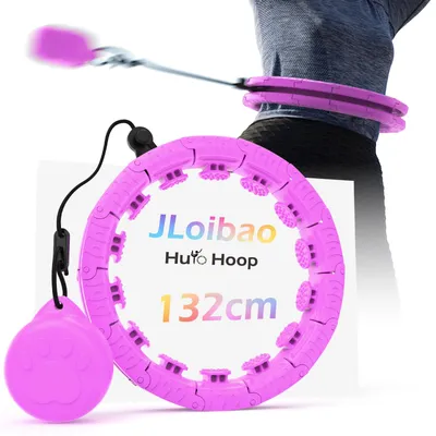 Productafbeelding van Hula Hoop met gewichten, 24 segmenten, diameter 132 cm, voor fitness thuis
