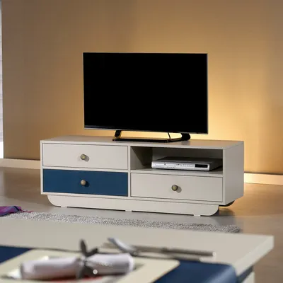 Produktbild von Skye Decor, Casablanca, Fernsehtisch, Weiß, 100 % MELAMINBESCHICHTETE SPANPLATTEN, 140 x 41 x 48 cm