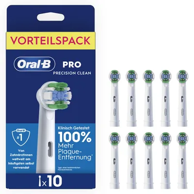 Productafbeelding van Oral-B Pro Precision Clean, 10 opzetborstels, kleur: wit