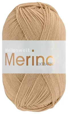 Produktbild von Lana Grossa - Meilenweit 100g Merino Extrafine uni 2473 sand