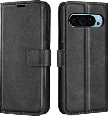 Produktbild von Google Pixel 9 / Pixel 9 Pro Hülle - Coverup Deluxe Klapphülle - Schwarz