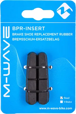 Zdjęcie produktu dla Klocek hamulcowy M-Wave BPR-Insert-RR, czarny, do BPR-RR-Base