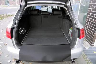 Produktbild von 3-teilige Kofferraummatte passend für Audi A6 4B Avant Kombi S-Line 1998-2005