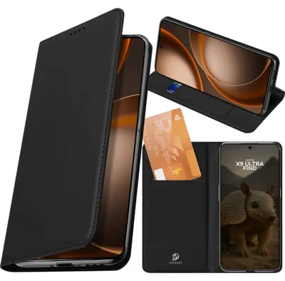 Produktbild von Handyhülle mit Klappe für Oppo Find X9 Ultra, Dux Ducis Skin Pro, Schwarz
