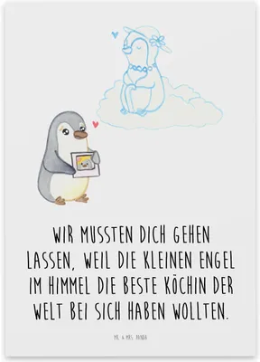 Produktbild von Mr. & Mrs. Panda Trauerspruchkarte Trauer Oma - Weiß - Großmutter, Beileidskarte, Abschiedskarte, Anteilnahmekarte, Tod von Nahestehenden Menschen, Trauerkarte, Beileid
