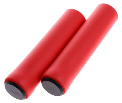 Obrázok produktu pre Silikónové rukoväte na riadidlá pre horské bicykle a bicykle (červené)