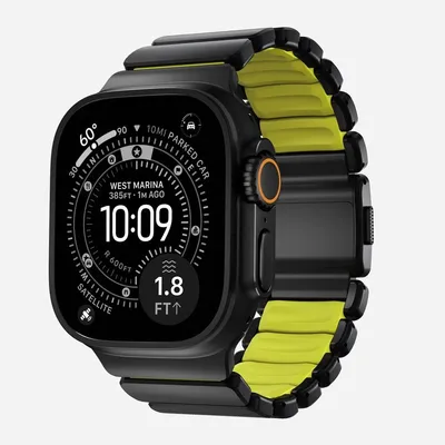 Zdjęcie produktu dla Nomad Stratos Band, Band, Smartwatch, Czarny, Apple, Ultra 1-11 and SE, Tytan
