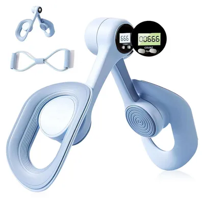Produktbild von Thigh Master – Beckenboden-Trainingsgerät mit Widerstandsband – Blau
