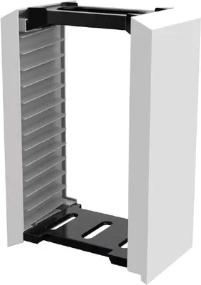 Immagine prodotto di Scaffale per dischi di giochi PS5, 36 scomparti, colore scuro