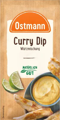 Produktbild von Ostmann Curry Dip Würzmischung mit intensivem Aroma Packung 10g