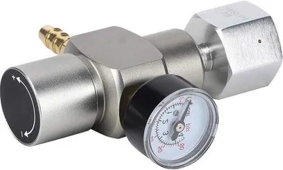 Zdjęcie produktu dla Mini regulator gazu CO2 3/8 cala z przejściówką TR21,4