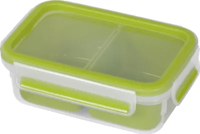 Produktbild von emsa Snackbox CLIP & GO 0,55 Liter transparent / grün
