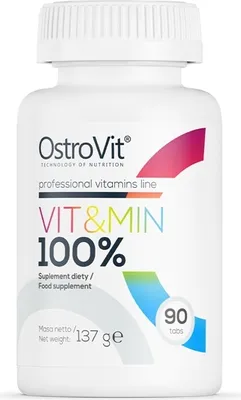 Produktbild von $ Ostrovit, VIT &/ MIN 100%, 90 Tabletten