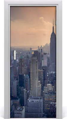 Produktbild von Tulup Türaufkleber 85x205 cm Dekorative Aufkleber Selbstklebend Wasserdichte Tapete Abnehmbar Schlafzimmer Wohnzimmer Wohnkultur - Manhattan New York