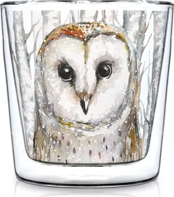 Produktbild von ppd 604189 - Emma Trendglas / Eule - Trinkglas Teeglas
