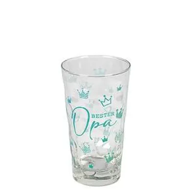 Produktbild von Pfälzer Dubbeglas für Weinschorle mit Aufschrift 'Bester Opa' 0,5 l