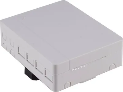 Produktbild von LWL-Verteilerbox, ABS, 4-fach, weiß