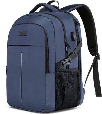 Produktbild von Omgoods - Laptop Rucksack 17 Zoll mit USB-Anschluss - perfekt für Schule und Arbeit