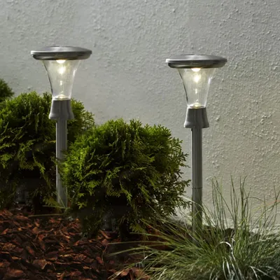Zdjęcie produktu dla Zestaw 2 lamp ogrodowych Led solarnych TURIN