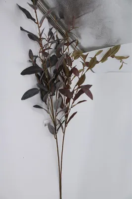 Produktbild von Künstlicher Blätterzweig Herbst ca. 100 cm | Dekozweig mit Herbstlaub | Realistische Laubdeko für Vasen, Gestecke & Arrangements | 12er Pack