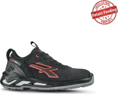 Produktbild von Sicherheitsschuh TUCKER Gr.42 schwarz/rot S3 CI SRC ESD EN20345 Leder U.POWER