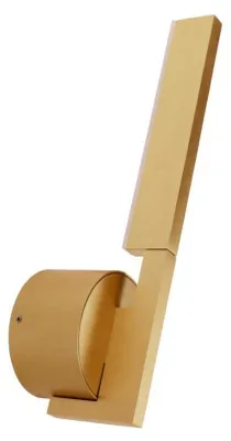 Obrázek produktu pro LED nástěnné svítidlo MERANO, zlaté, 6 W, teplá bílá, 522 lm, hliník, rozměry: 27,5 x 6 x 8 cm, IP20, Maxlight
