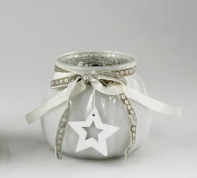 Produktbild von Windlicht Deko Glas Teelichthalter Kerzenhalter Leuchter Kerzenhalter Kugel Vase