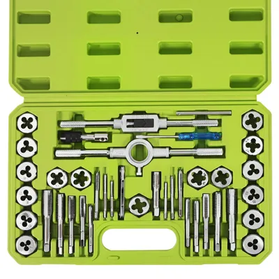 Immagine prodotto di Set di 40 pezzi per filettatura, da M3 a M12, set per filettatura metrica