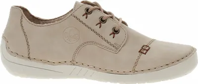 Produktbild von Rieker Damen sportlicher Schnürer in Beige, Größe 38