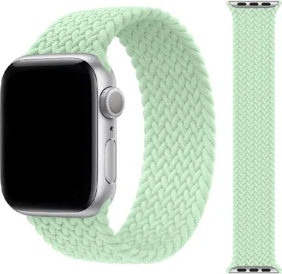 Produktbild von Original Apple Braided Solo Loop Armband 38/40/41mm Größe 5 Pistachio