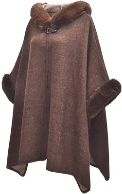 Wintercape mit Kapuze - Nepvacht Warme Weste