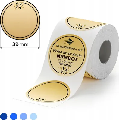 Immagine prodotto di Etichette autoadesive termiche per Niimbot B1 B21 B3S B31 39x39