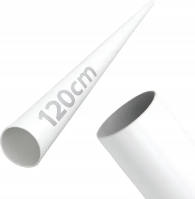 Immagine prodotto di Tubo - Tubo d'acciaio - 120 cm - ⌀ 19 mm - Bianco - Verniciato a polvere - Ringhiera per scale - Riempimento balaustre