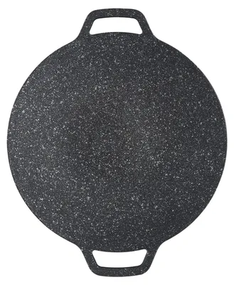 Steingrillpfanne koreanisch, Antihaft, Alu, 38 cm, für Gasgrill
