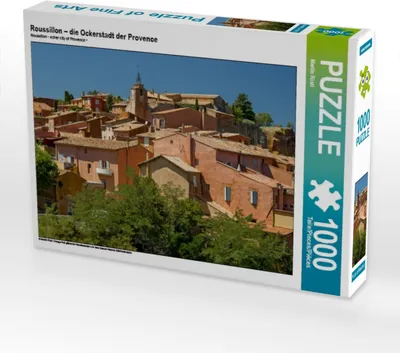 Produktbild von Calvendo Roussillon – die Ockerstadt der Provence 1000 Teile Puzzle quer 640x480mm, Ristl Martin; 7400071