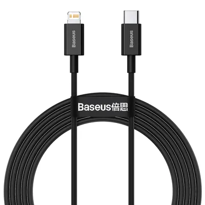 Obrázok produktu pre BASEUS kábel typu C vhodný pre Apple Lightning 8-pin PD20W Superior Series Fast Charging CATLYS-C01 2 Mater čierna