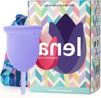 Productafbeelding van Menstruatiecup Herbruikbaar Alternatief Tampon Maat Klein Paars