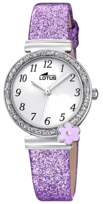 Produktbild von Lotus L18625_4 Kinder-Armbanduhr, Edelstahl-Gehäuse, Leder-Armband