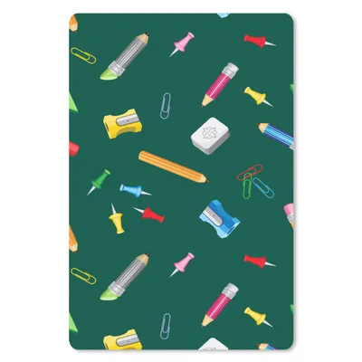 Produktbild von MuchoWow® Mauspad Mousepad Büro - Muster - Bleistifte 18x27 cm - Mousepads - Maus Mat - Pad - Mausunterlage