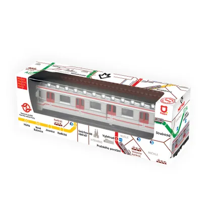 Produktbild von Prager U-Bahn aus Metall, 16 cm