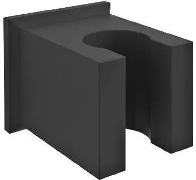 Immagine prodotto di Accessori Sapho - Supporto per doccia a parete, nero opaco SD615