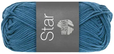 Produktbild von Lana Grossa STAR 50 g klassisches Topflappengarn 100 % Baumwolle 90 m Farbe 124 - Petrolblau