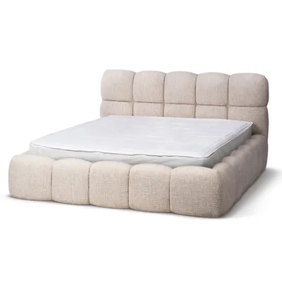Produktbild von Polsterbett Mevy 200x200 mit Bettkasten – Komfort und modernes Design vereint