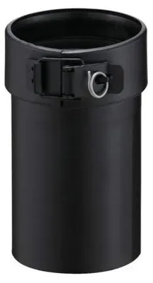 Image de Adaptateur poële granules 80 PGI couleur noir gra ral9030 POUJOULAT AP 80 PGI - 37080466NOIR