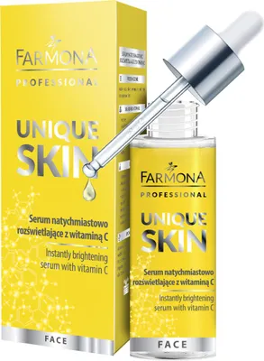 Produktbild von Farmona | Gesichtsserum - Aufhellend - mit Vitamin C - Unique Skin - 30 ml - für jeden Hauttyp geeignet