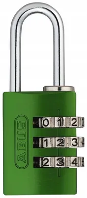 Produktbild von Abus Zahlenschloss Bügelschloss 20 mm Grün