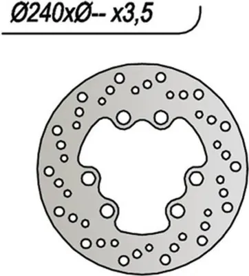 Produktbild von NG Vorderbremsscheibe linke Seite 6 Löcher 15,8 mm für HRD