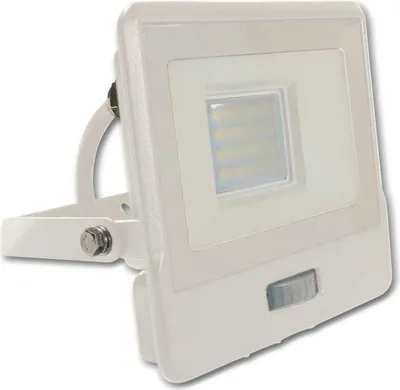 Produktbild von V-TAC LED-Fluter, Bewegungsmelder VT-138S-1 (20299) EEK: F, 30W, 2340 lm, 4000K, weiß