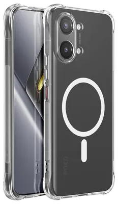 Image de Coque de protection pour Poco X8 Pro Max, compatible avec les accessoires MagSafe, transparente